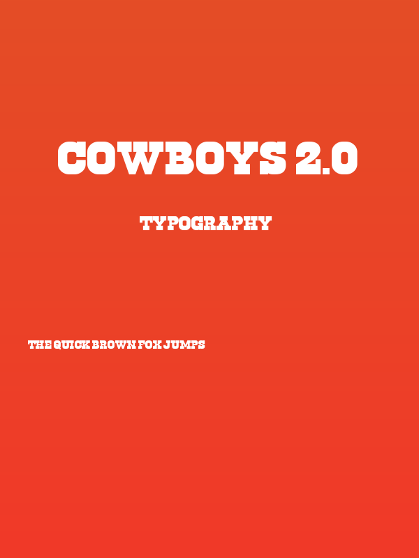 Cowboys 2.0 Poster