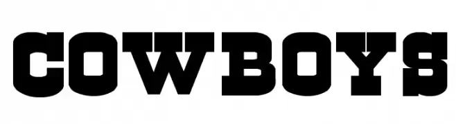 Cowboys  Free Fonts Download