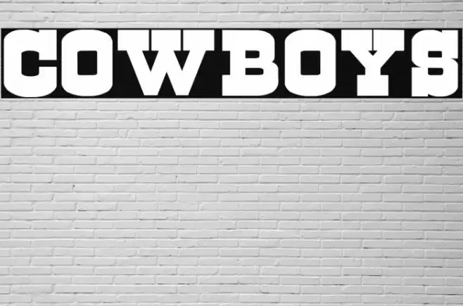 Cowboys خط examples