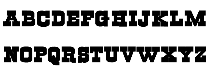 Cowboys Font LOWERCASE