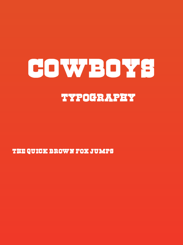 Cowboys Poster