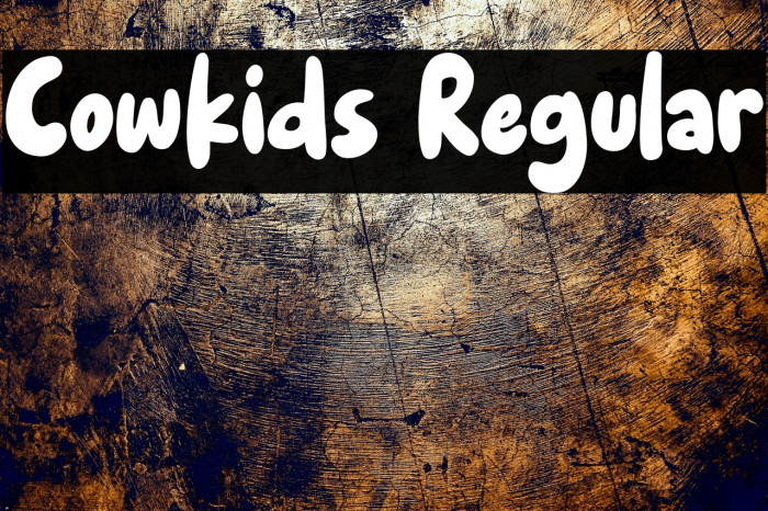 Cowkids Regular Example 2