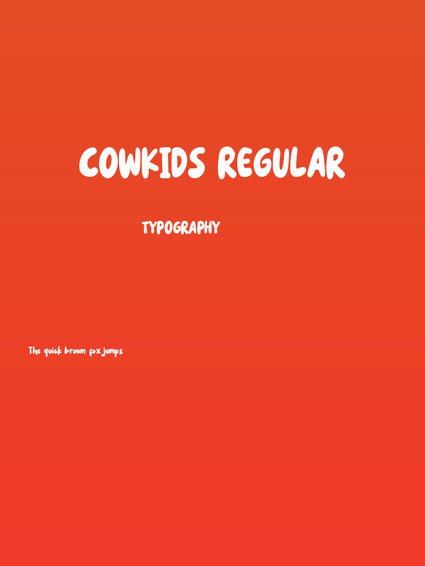 Cowkids Regular Poster