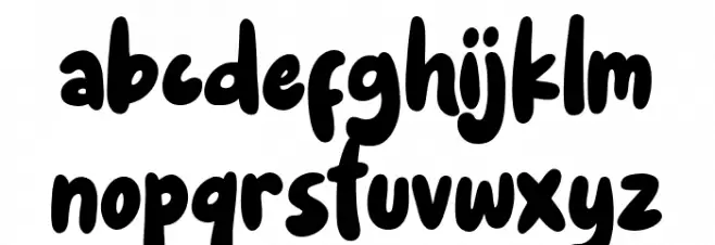 Cowkids Regular Schriftart Kleinbuchstaben