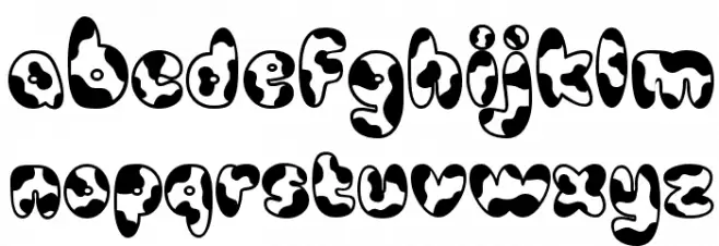 Cowpoke BI خط أحرف صغيرة