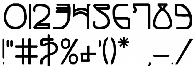 Coyote Deco Bold Шрифта ДРУГИЕ символов