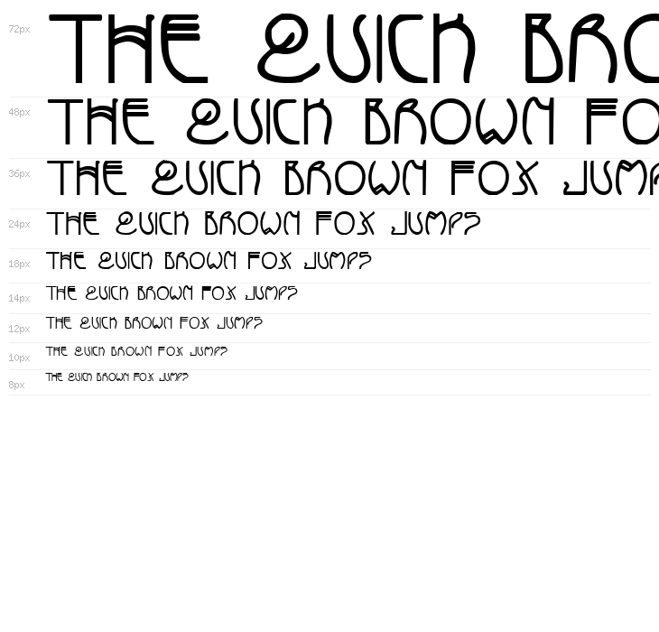 Coyote Deco Bold Waterfall