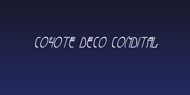Coyote Deco CondItal Social Header