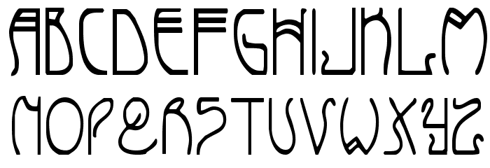 Coyote Deco Condensed Font LOWERCASE