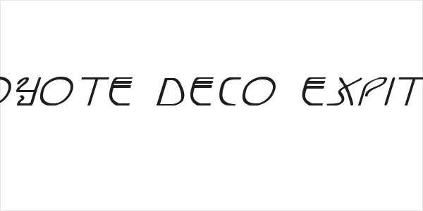 Coyote Deco ExpItal Logo