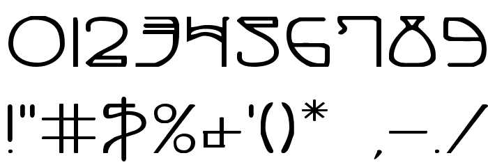 Coyote Deco Expanded Шрифта ДРУГИЕ символов