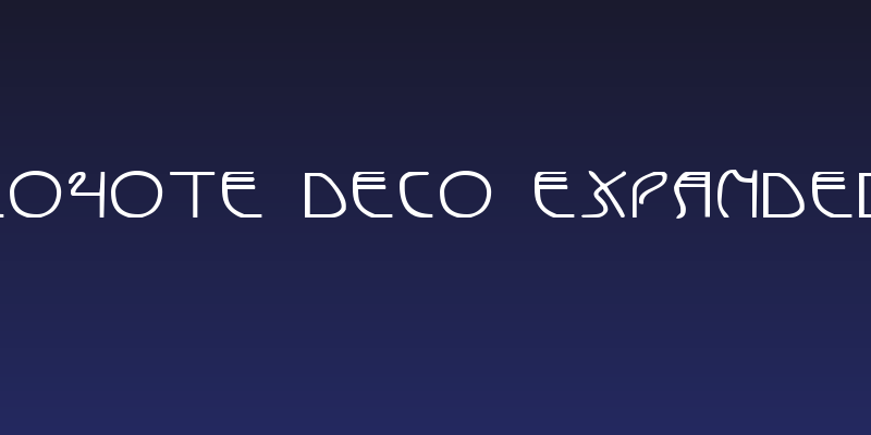 Coyote Deco Expanded Social Header