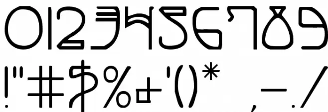 Coyote Deco Font Alte caractere