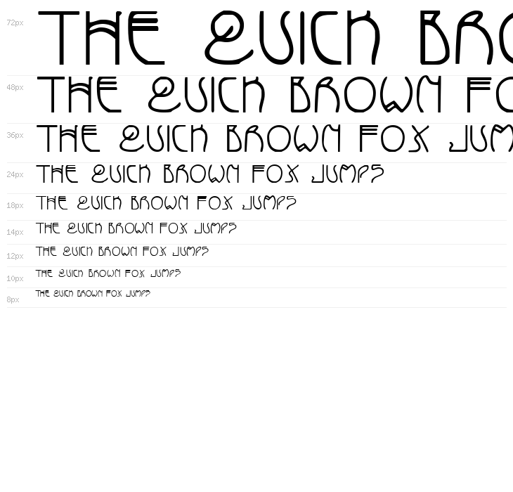 Coyote Deco Waterfall