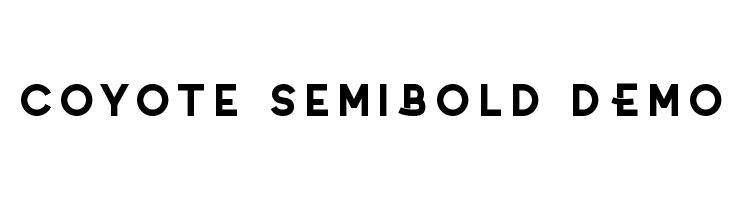 Coyote SemiBold DEMO  Descarca Fonturi Gratis