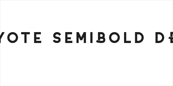 Coyote SemiBold DEMO Logo