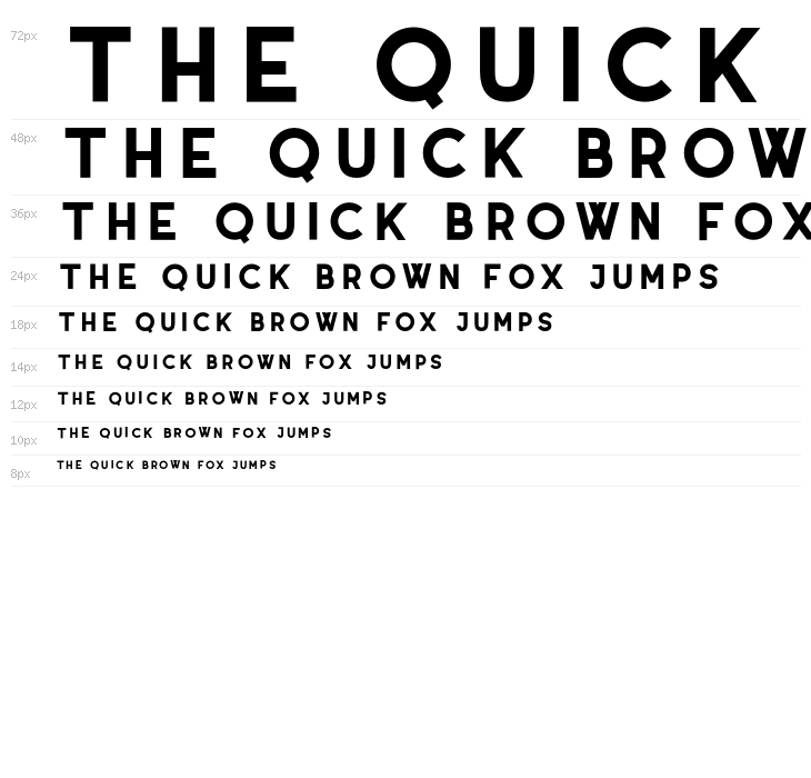 Coyote-SemiBoldDEMO Waterfall