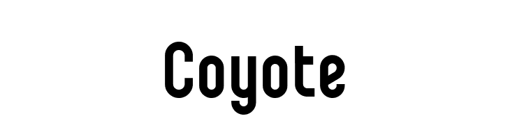 Coyote  Fuentes Gratis Descargar
