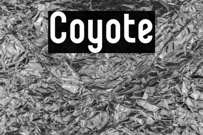 Coyote Font examples