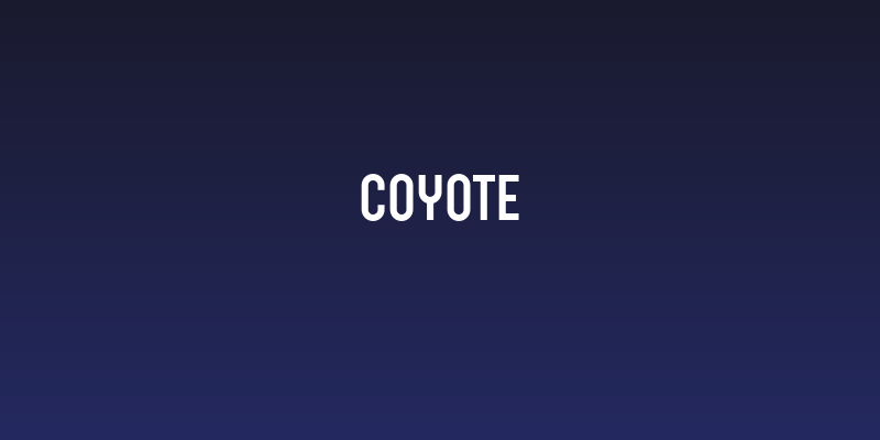 Coyote Social Header