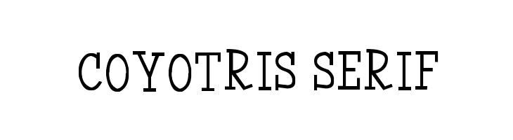Coyotris Serif  Free Fonts Download