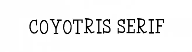 Coyotris Serif  لخطوط تنزيل
