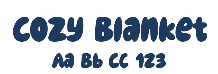 Cozy Blanket Font Preview