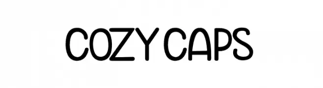 Cozy Caps  Frei Schriftart Herunterladen