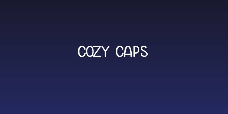 Cozy Caps Social Header