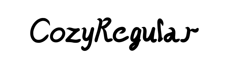 Cozy Regular  Frei Schriftart Herunterladen