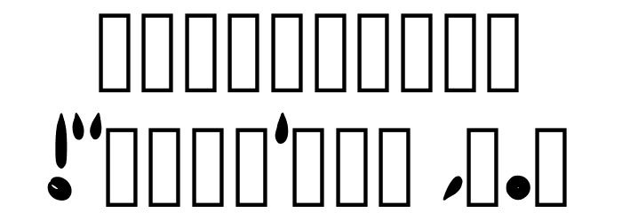 Cozy Regular Font OTHER CHARS