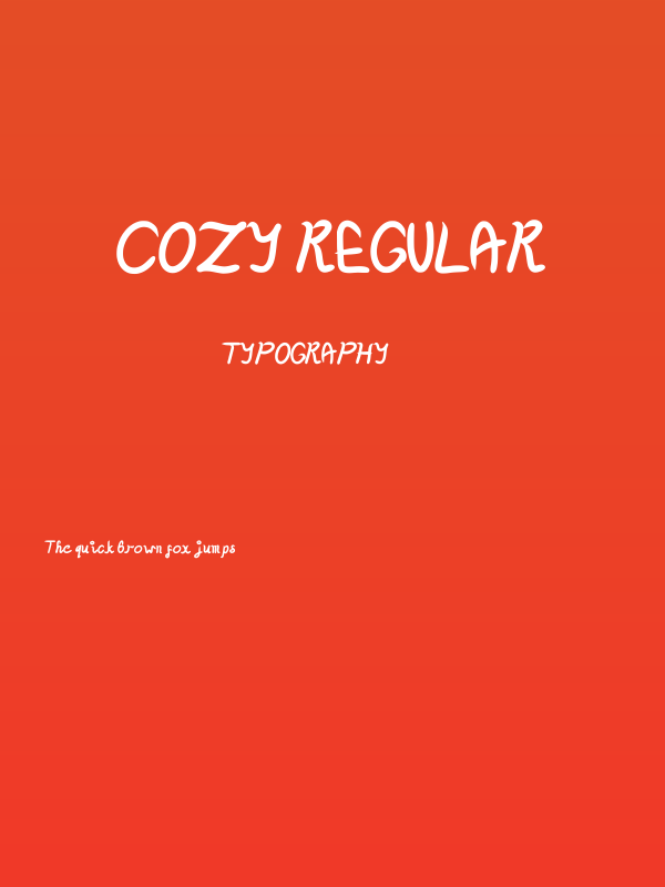 Cozy Regular Poster
