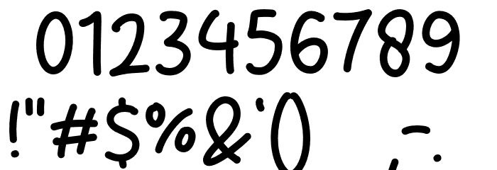 Cozy Space Font OTHER CHARS