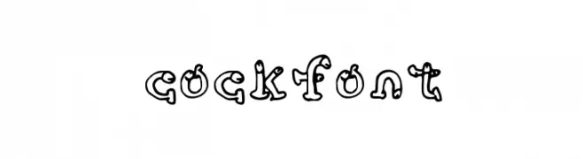 cockfont  フリーフォントのダウンロード