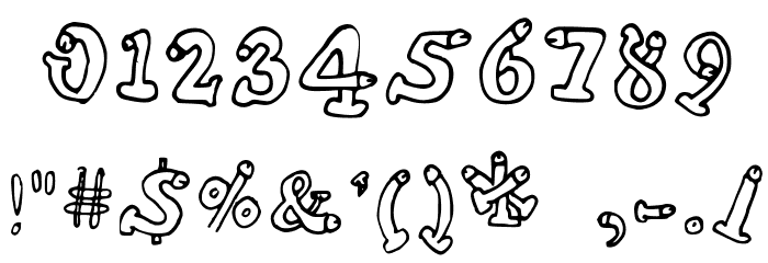 cockfont Font OTHER CHARS