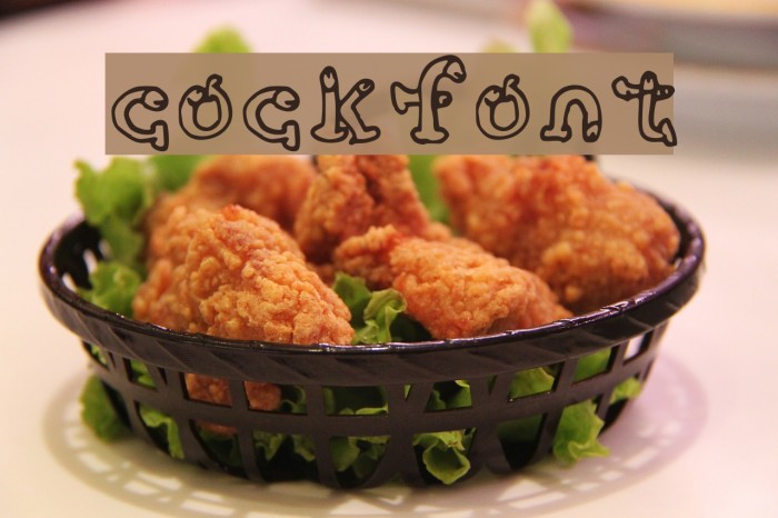 cockfont Font examples