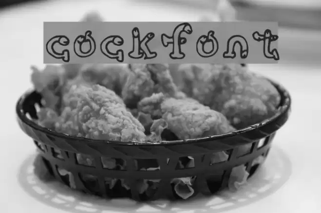 cockfont Font examples