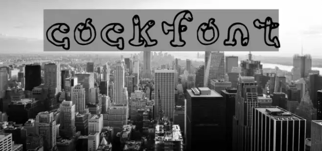cockfont Font examples