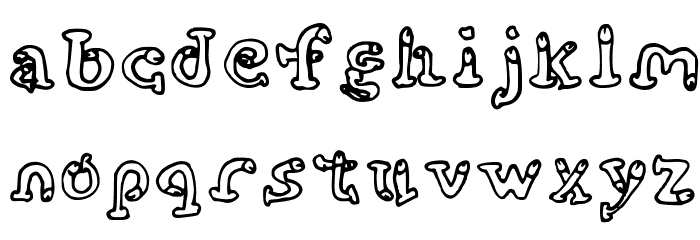 cockfont Font LOWERCASE