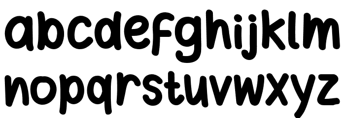 coconutz Font LOWERCASE