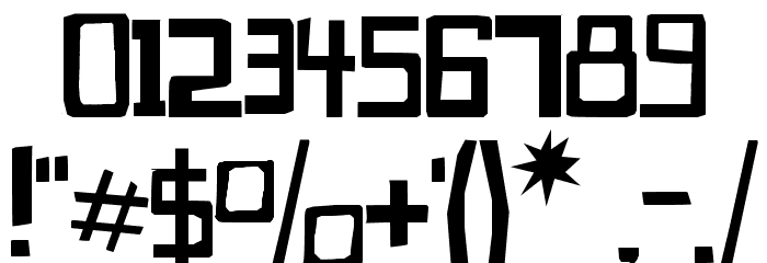 cocosfritos Font OTHER CHARS