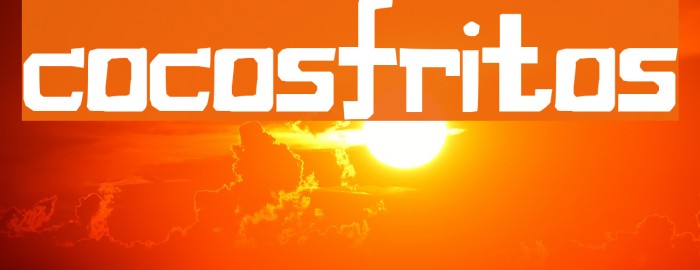 cocosfritos Font examples