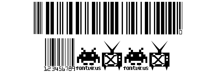 code xero Font LOWERCASE