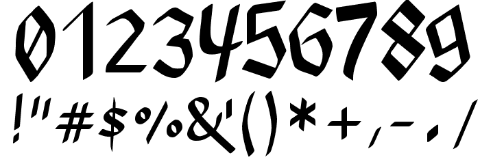 codex_manesse Font OTHER CHARS