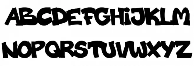 codygraff Шрифта ВЕРХНИЙ