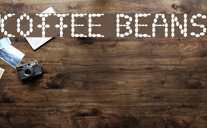 coffee beans Font - FFonts.net