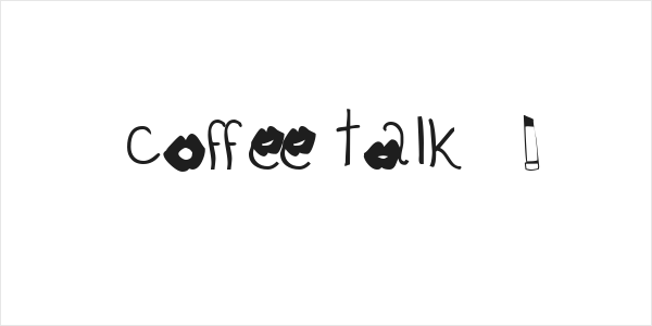 coffee talk   1 Logo