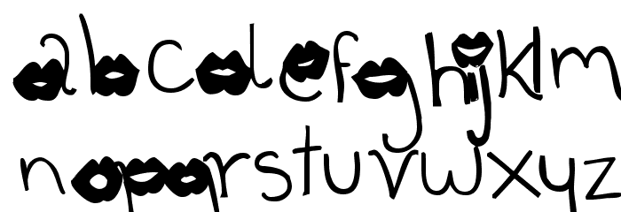 coffee talk 1 Font LOWERCASE