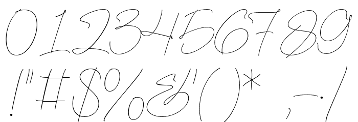 coffekan Regular Font OTHER CHARS