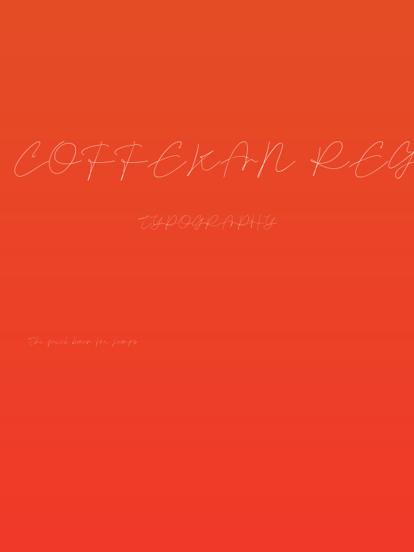 coffekan Regular Poster